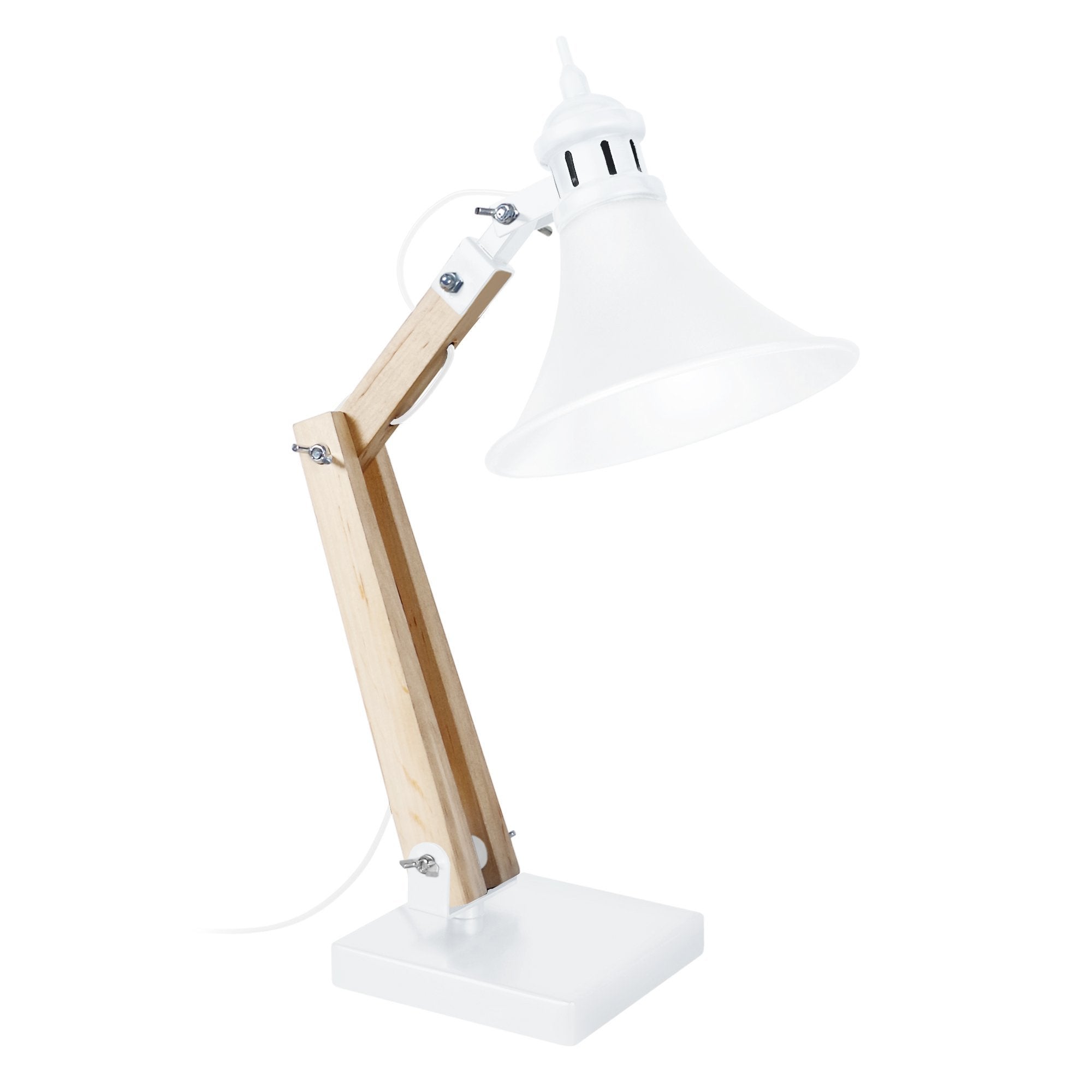 INSPIRE - Lampe de bureau ARQUITECTO - H.60 cm - 1 x E27 60W (non inclus) -  Lampe ajustable à bras articulé - Lampe architecte à clipser - Métal et