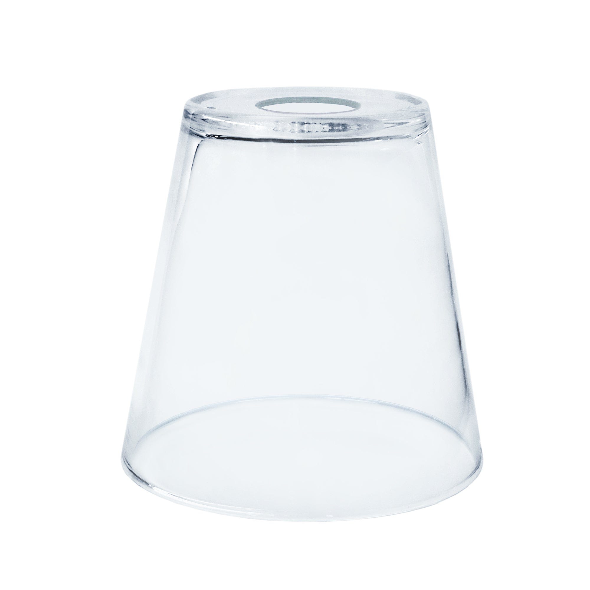 OSMANIA-Abat-jour conique verre transparent
