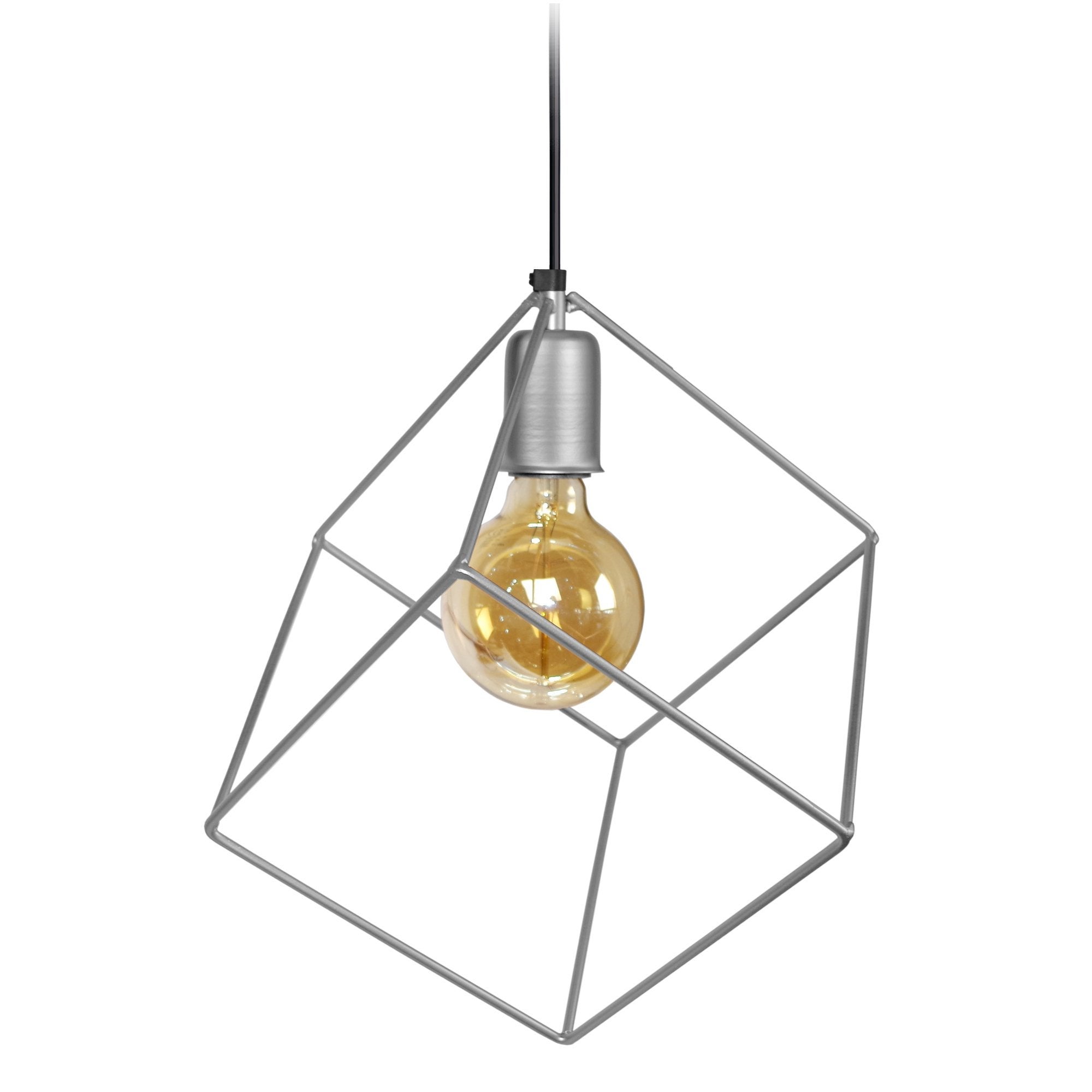 Square - lámpara colgante cuadrado metal aluminio
