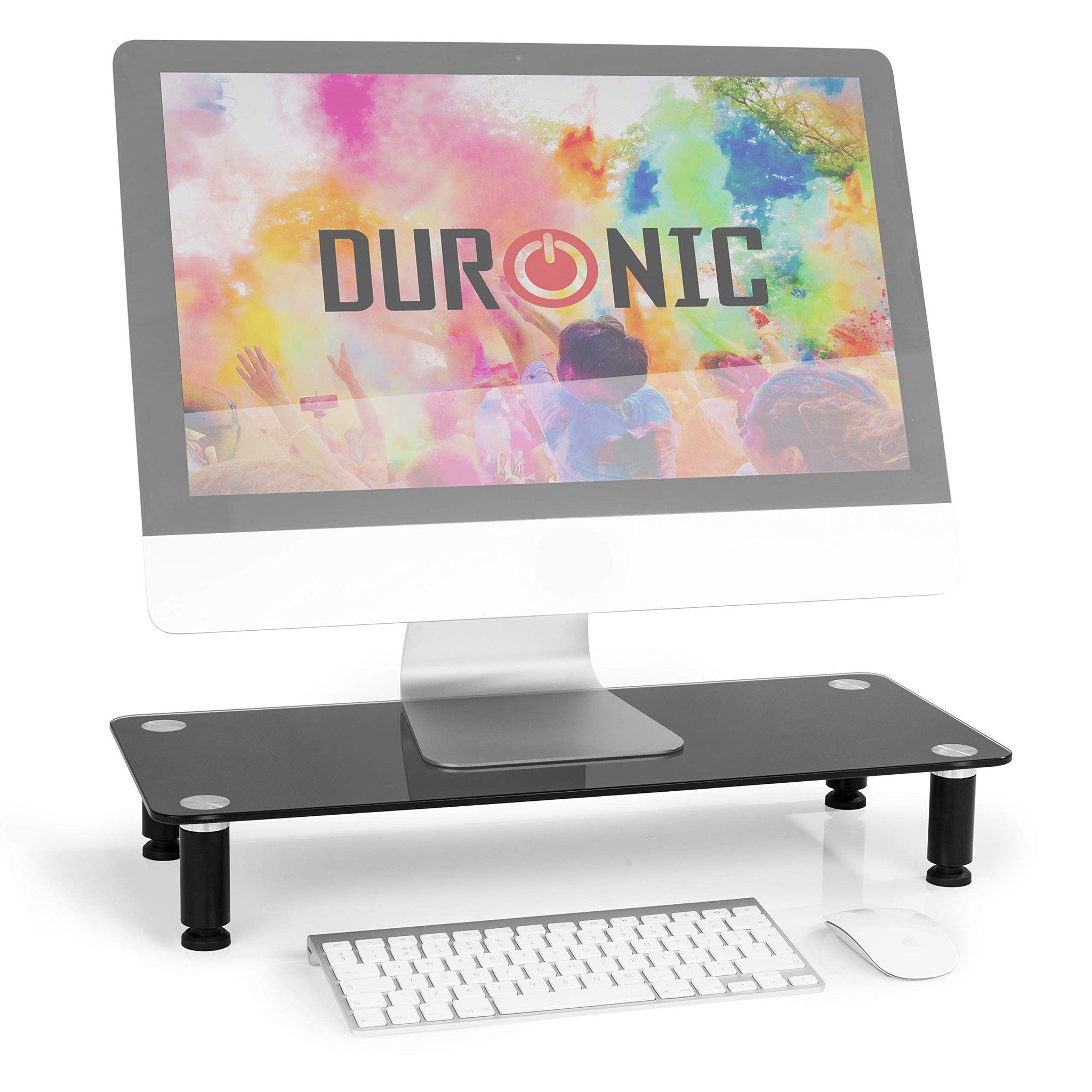 Duronic DKTSX2 Support Coulissant pour Clavier et Souris, Documents,  Ordinateur Portable, Tablette – Tiroir sous la Table – Solution Ergonomique  pour