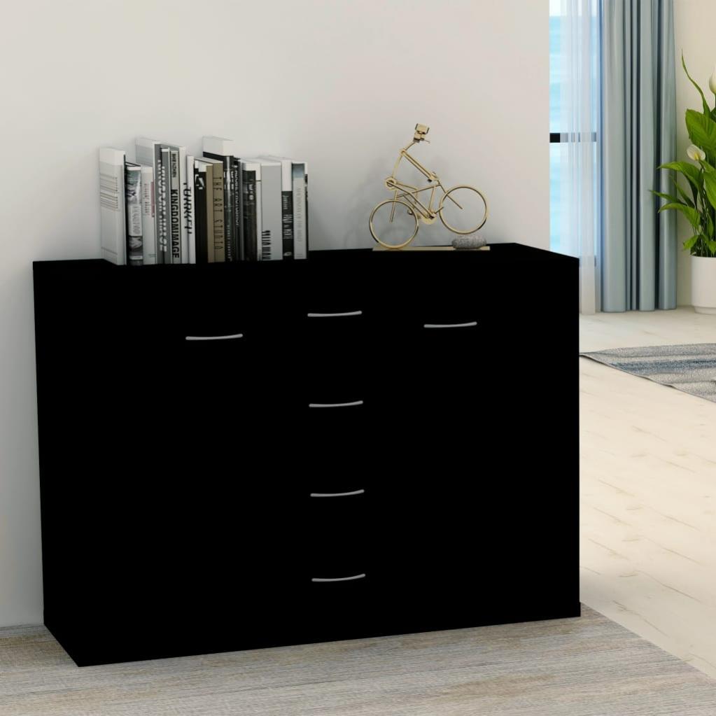 VidaXL Credenza Nera 88x30x65 cm in Truciolato Leroy Merlin