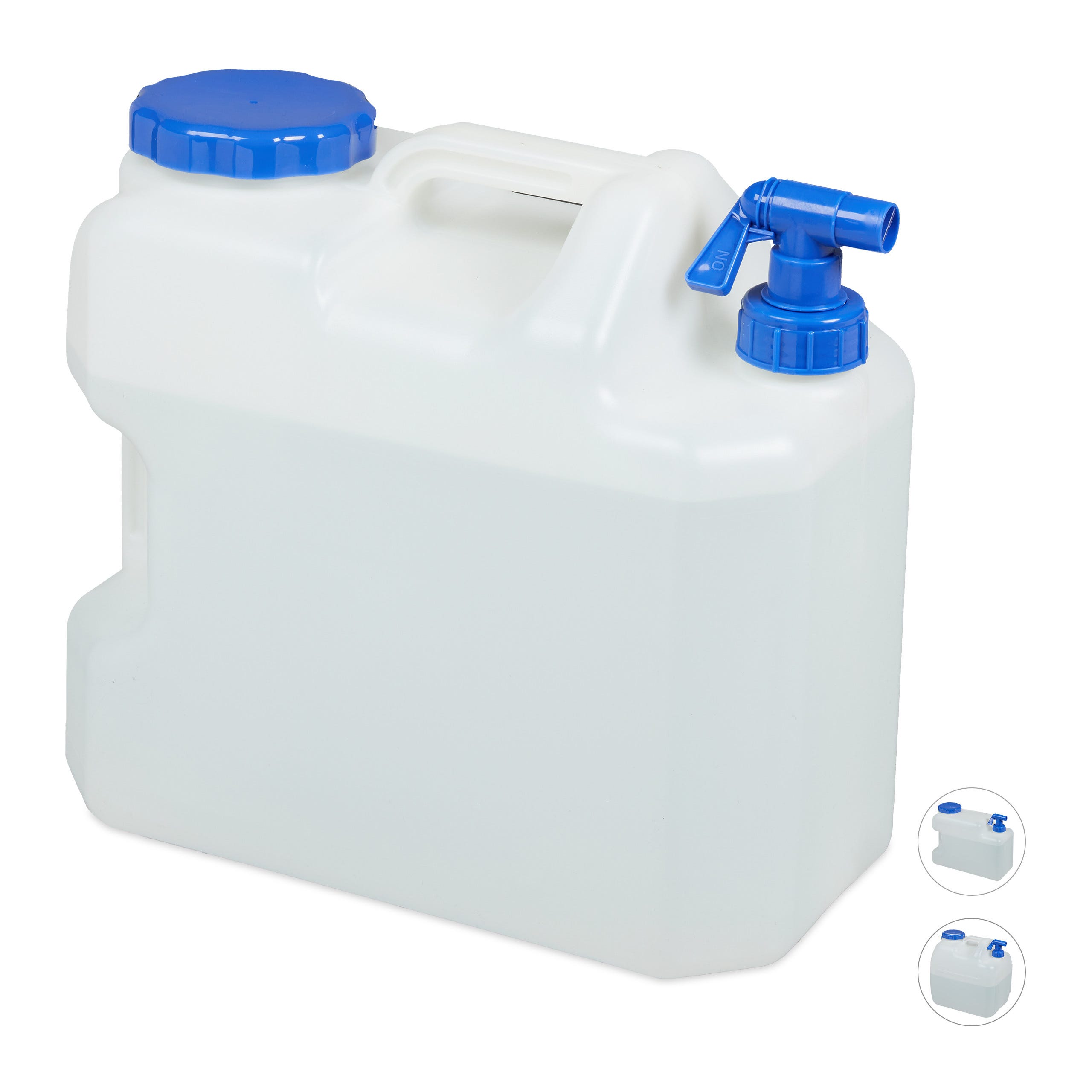 Bidon d'eau avec robinet galvanisé Bleu 30 l Sans BPA Bidon d'eau potable  Camping