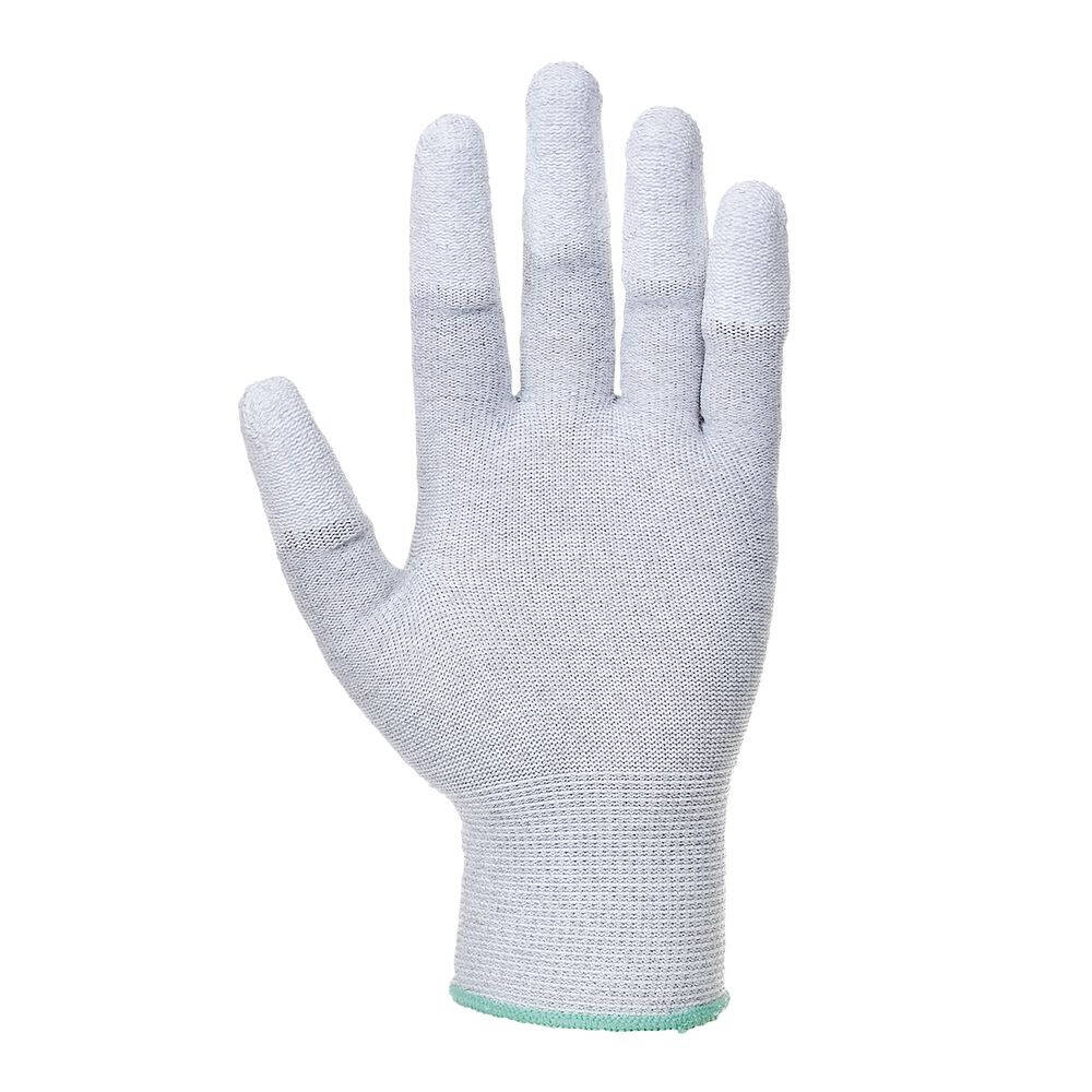 Gants Portwest Antistatiques Doigts Enduit PU Gris 6 | Leroy Merlin