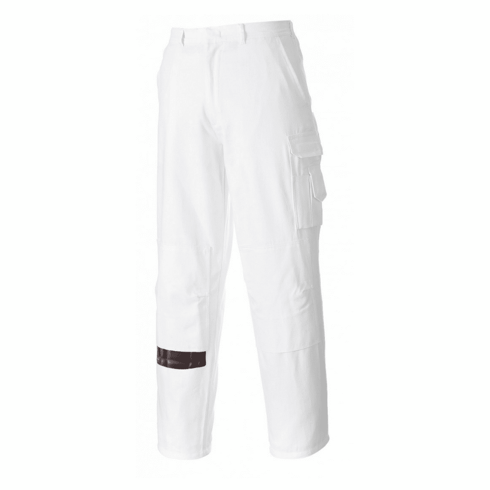 Pantalone bianco da lavoro con tasche AERRE COL pantalone lungo imbianchini  pittori