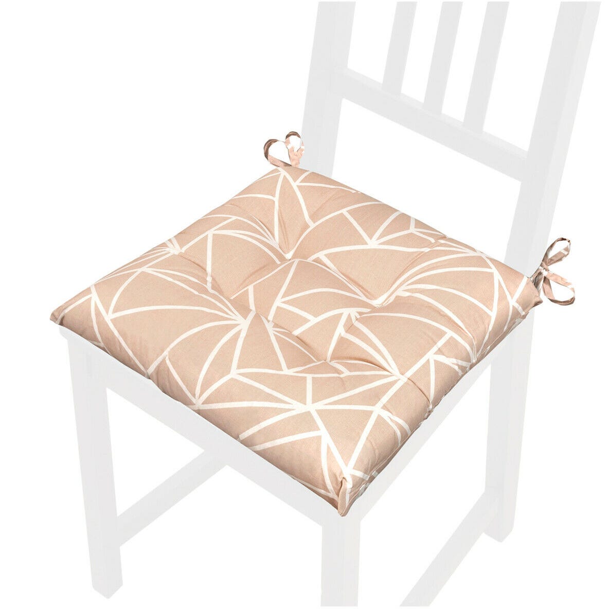 Cuscini per sedia laccetti Cuore beige