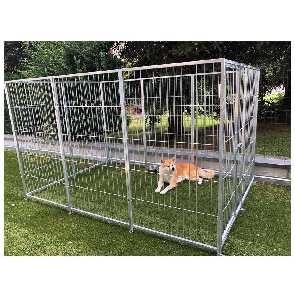 Box per cani da esterno zincatura a caldo 300x200x altezza 180 centimetri