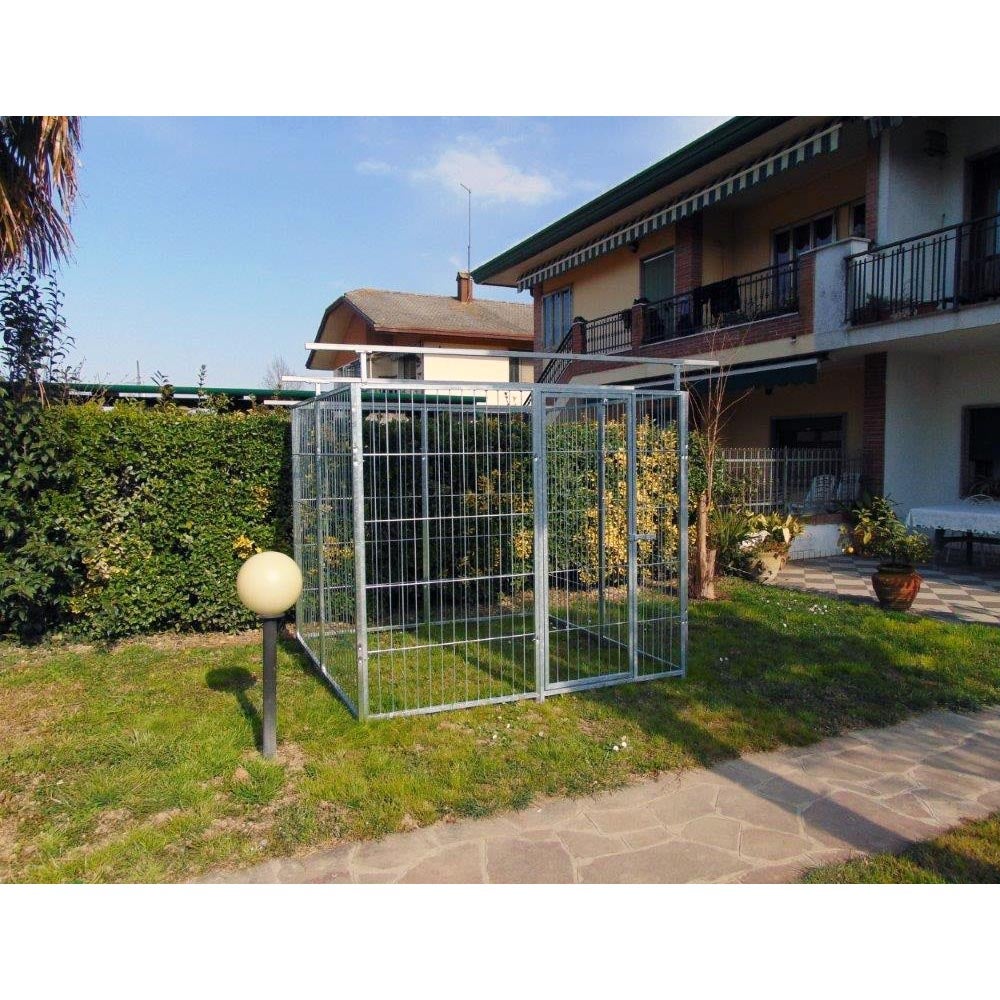 Box per cani coibentato con copertura zincatura a caldo da 300x200x altezza  180 cm