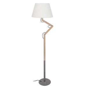 Lampada da pavimento crema e oro 73 cm Mures