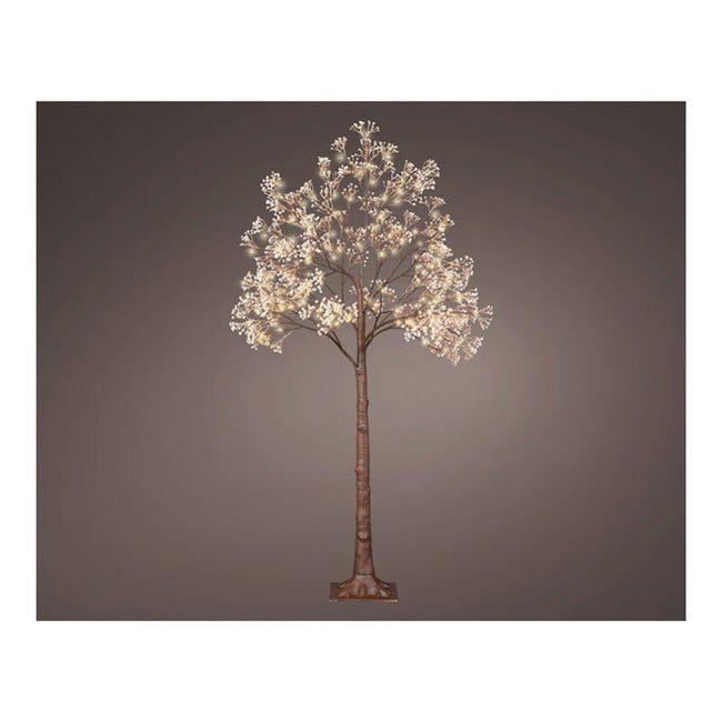 Albero Led Gypsophila albero led glitter ip44 150cm 126 led | Leroy Merlin
