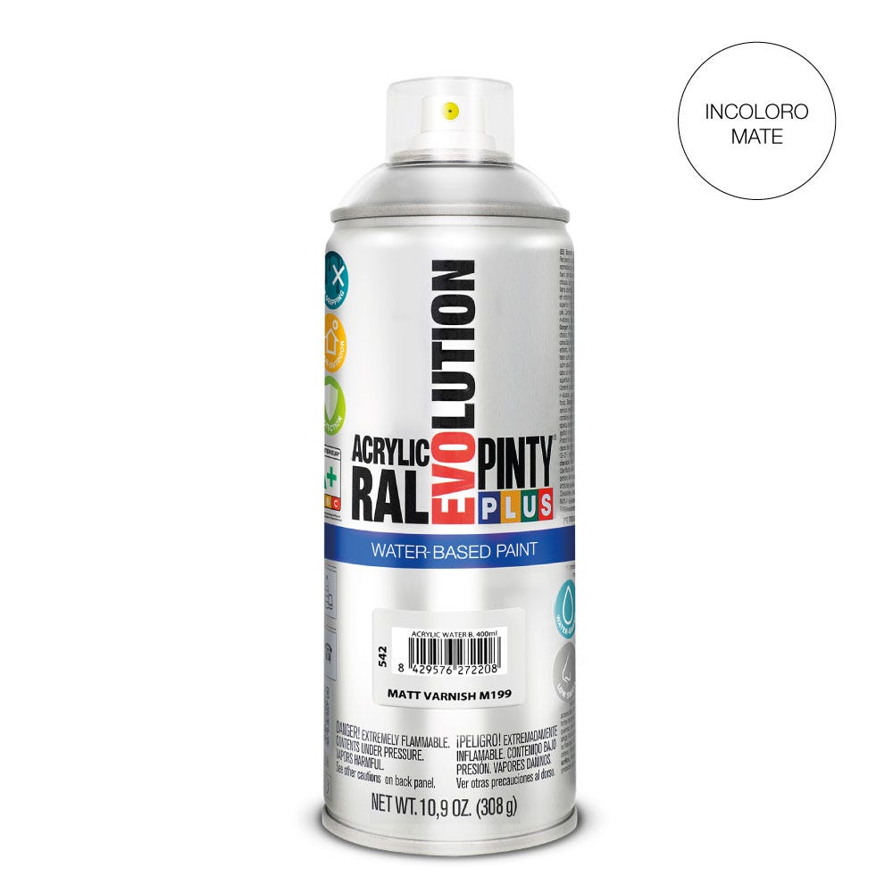 Pintyplus peinture en spray � base d'eau evolution 520cc m199