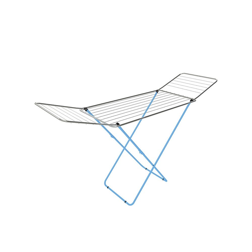 Tendedero con alas Jolly (L x An x Al: 180 x 55 x 93 cm, Blanco