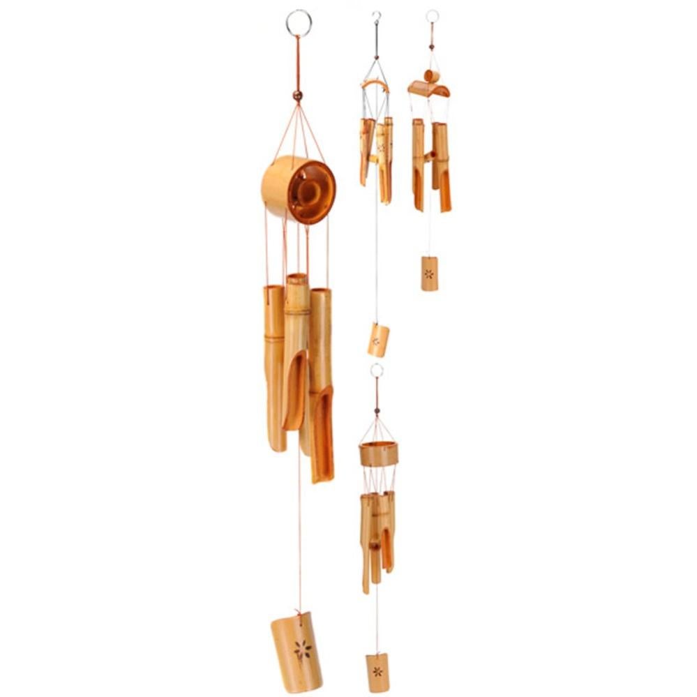 Koshi Terra 8088-L - Set Scacciapensieri Sonoro In Bambù Per Rilassarsi Con Suoni Della Natura