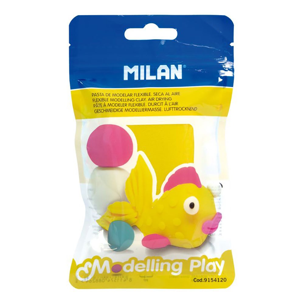 Pasta de modelar Milan Modelling Play seca al aire naranja - Para decorar -  Los mejores precios