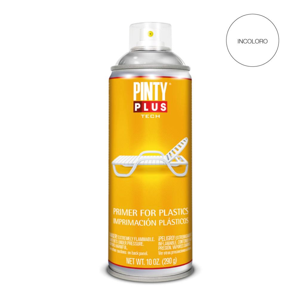 Pintyplus tech spray paint plastics primer 520cc i199 trasparente