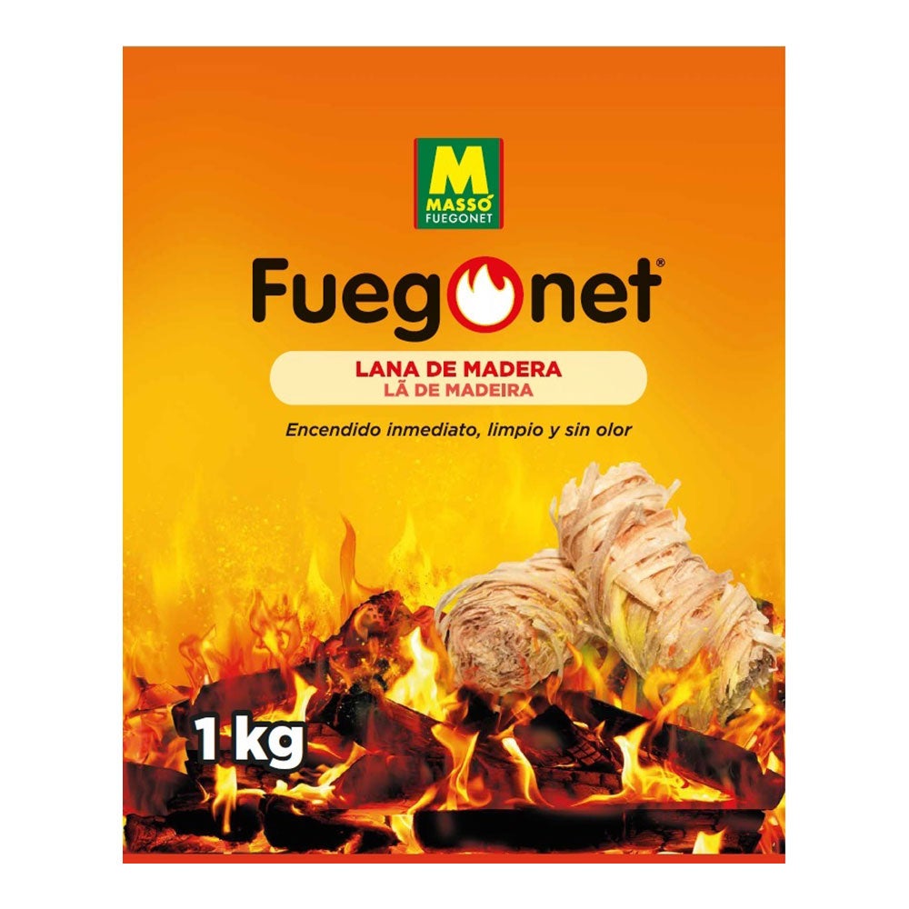 Massó Fuegonet, Pastillas de encendido ecológicas para barbacoas y  chimeneas, 1 paquete de 32 pastillas