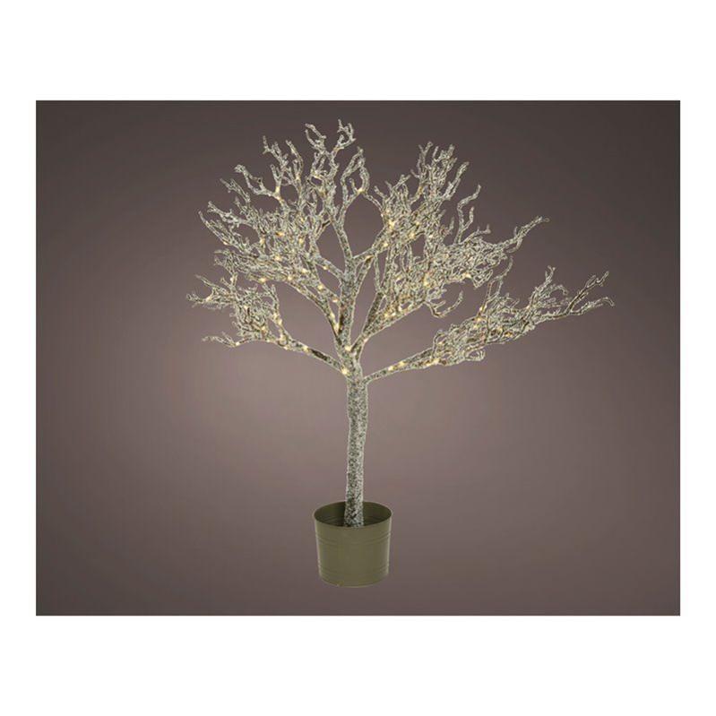 Albero led rustico con vaso ip44 100cm 151 led | Leroy Merlin