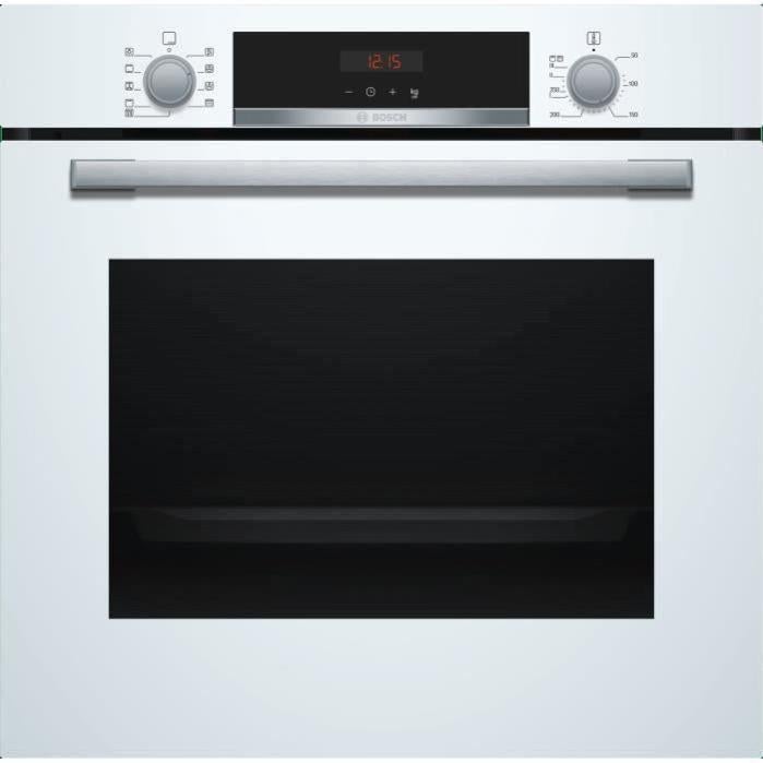 BOSCH HBA573BV0 - Forno elettrico da incasso - Aria forzata 3D + - 71L -  Pirolisi - A - Bianco | Leroy Merlin