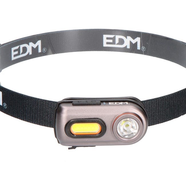 EDM Linterna Frontal LED 8W 400lm