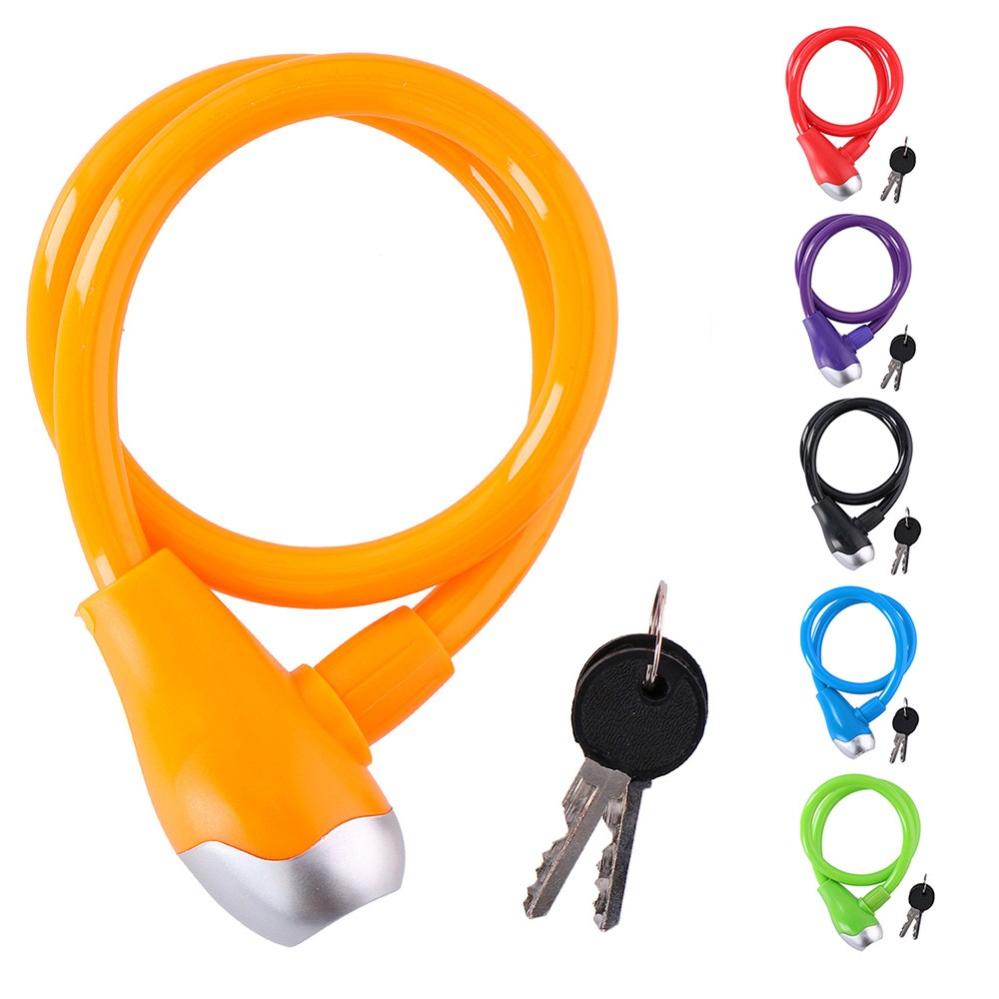Cadenas Avec Câble M-WAVE Ringloop - Pour Vélo, Support Inclus