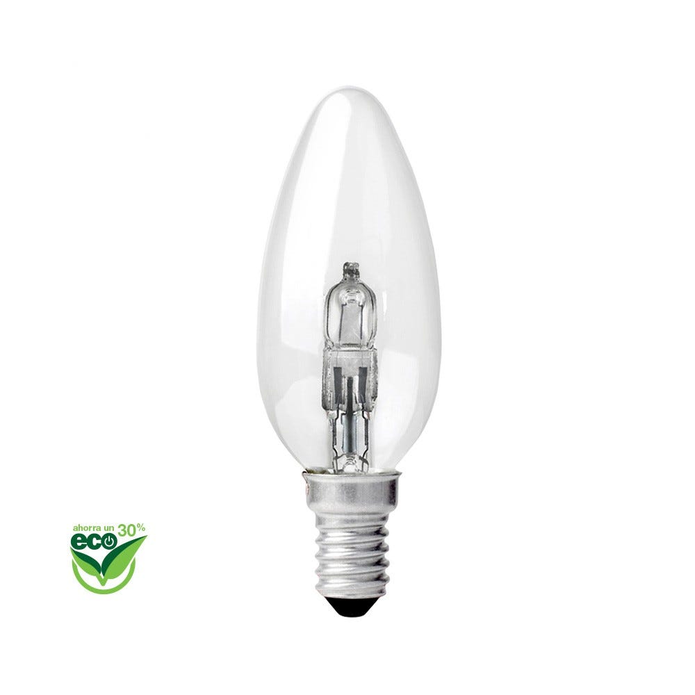 Ampoule Bougie à LED E14 Puissance 2W Intensité Variable Lumière Claire  5x5x10cm