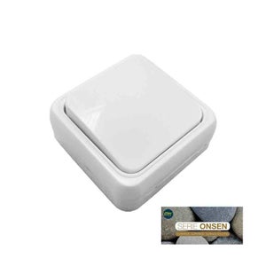 Interruptor de superficie Blanco 60x60x30mm 10A 250V GSC 0201023