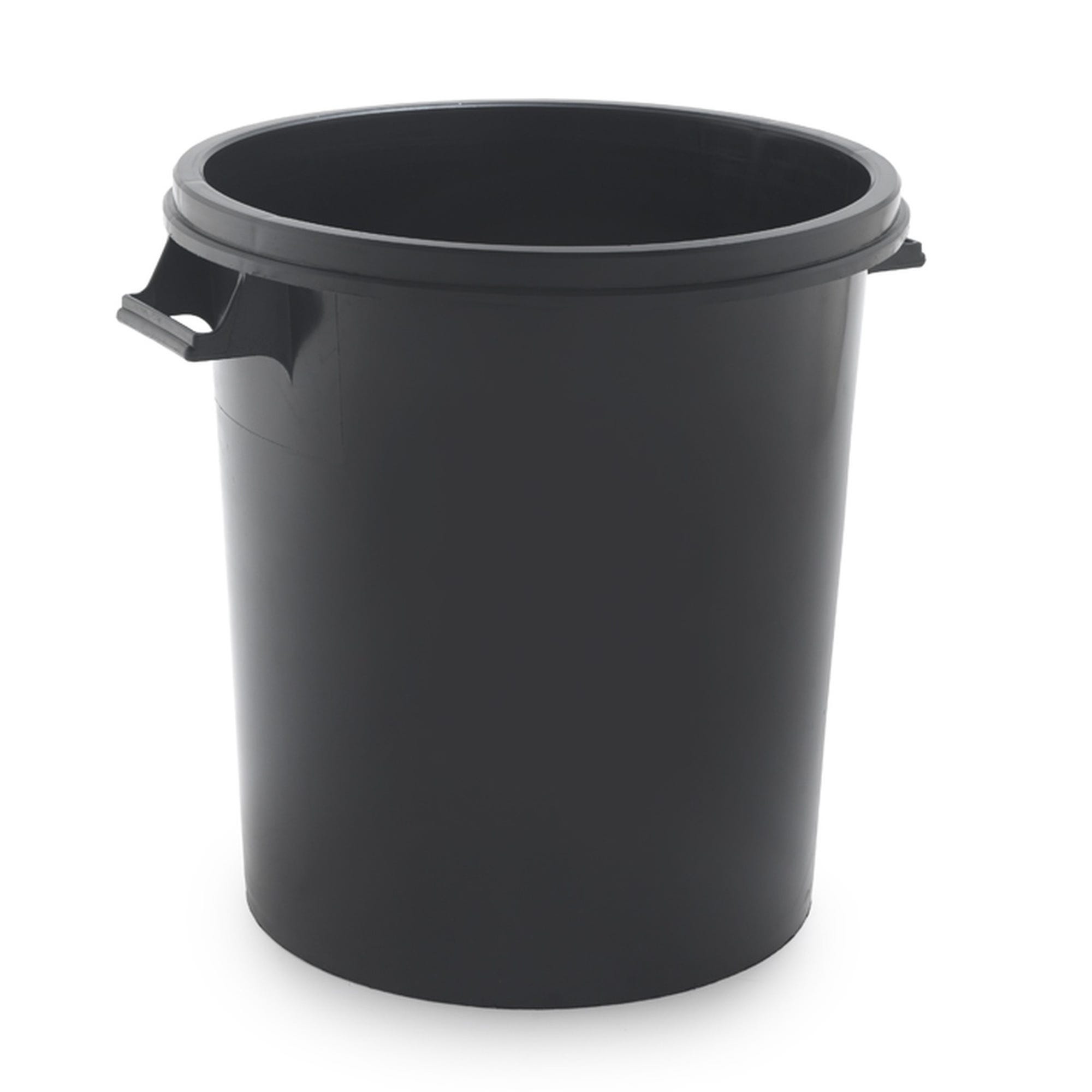 Cubo de basura 50 litros color negro sin tapa sp berner