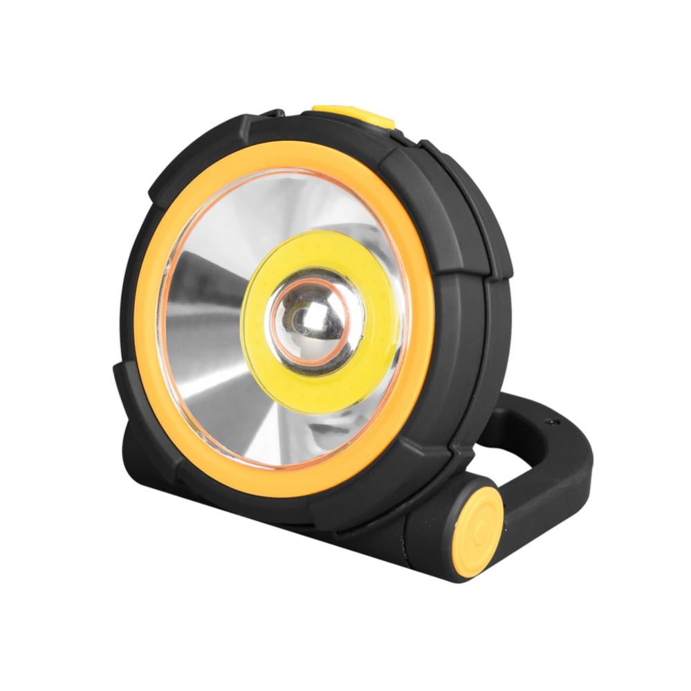 Linterna LED Recargable EDM - 500 Lúmenes, 3 Modos, Luz De Emergencia, Base Antideslizante