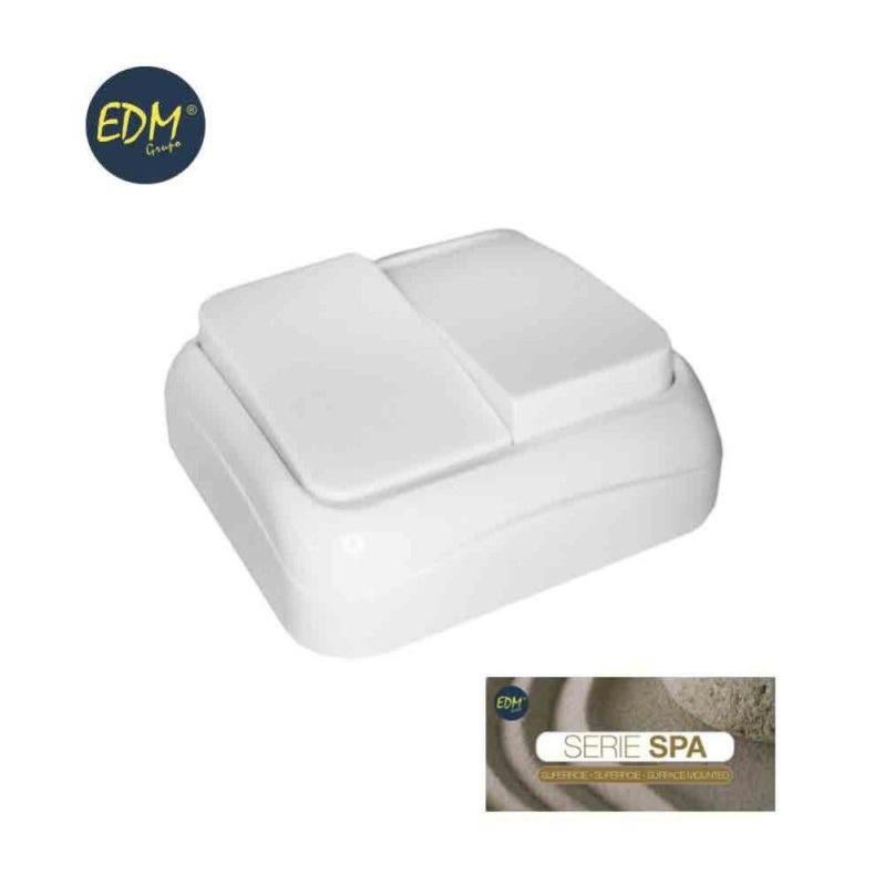 Base Schuko Bipolare con Doppio Interruttore t/tl e con Persiana
