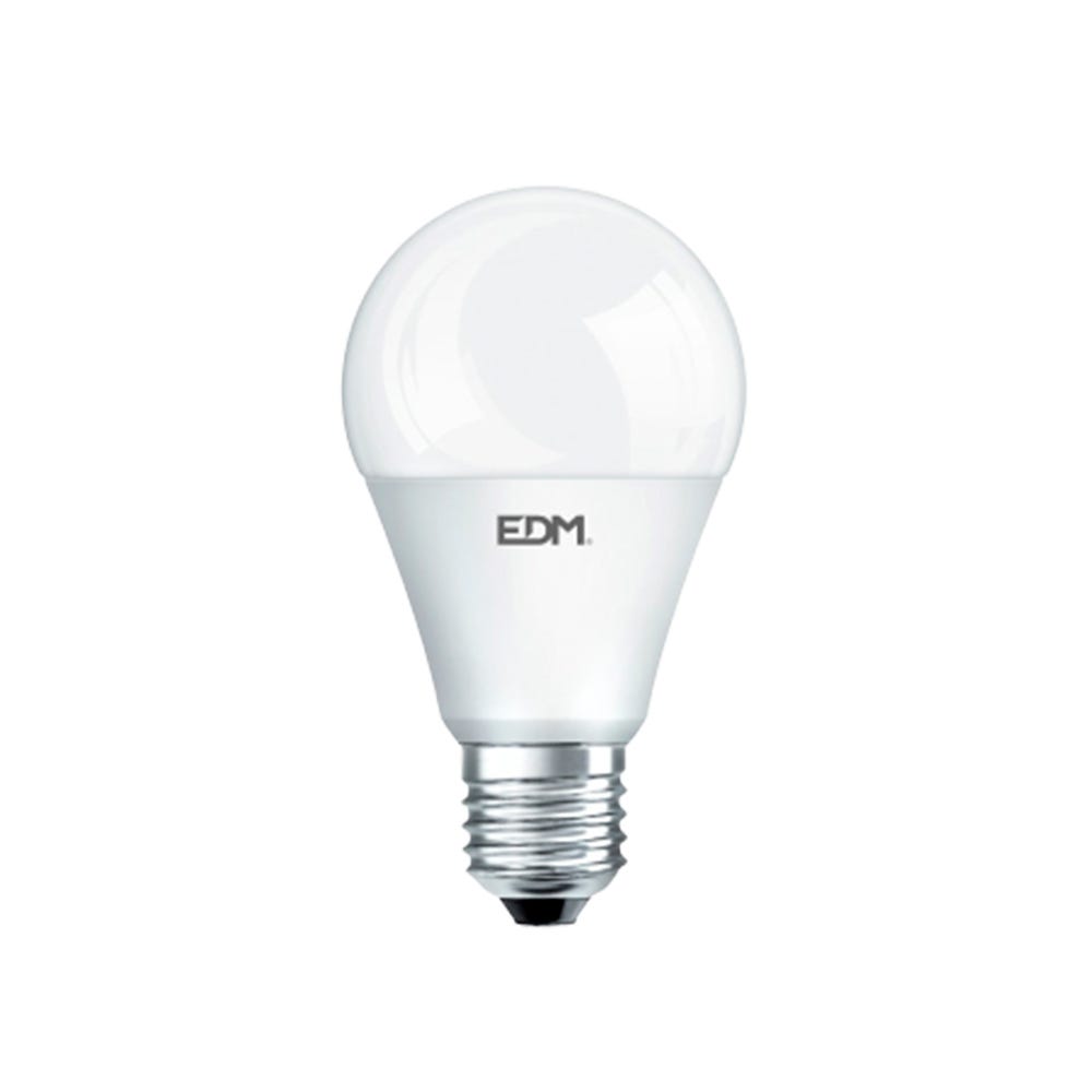 Lampadina crepuscolare led standard e27 10w 800 lm 3200k luce calda edm EDM  35387