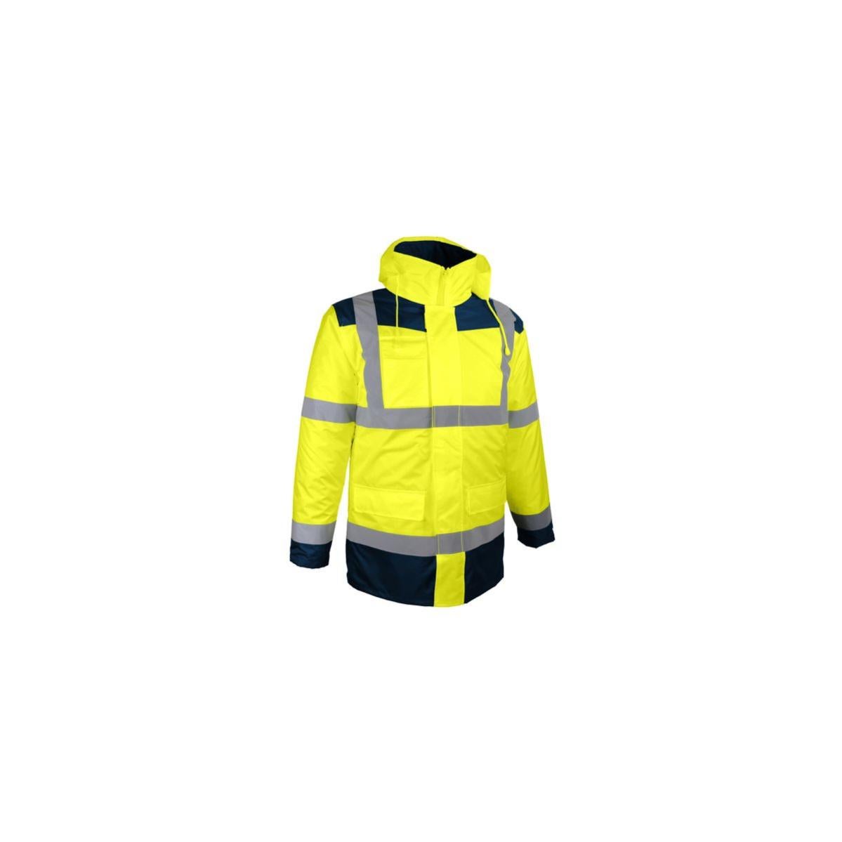 Parka 4 en 1 haute visibilité jaune Singer Safety Taille 3XL