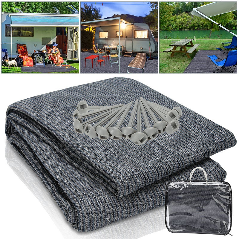 Alfombra impermeable para acampar para acampar corbata exterior carpa de  picnic picnic caravana caravana 250x300cm