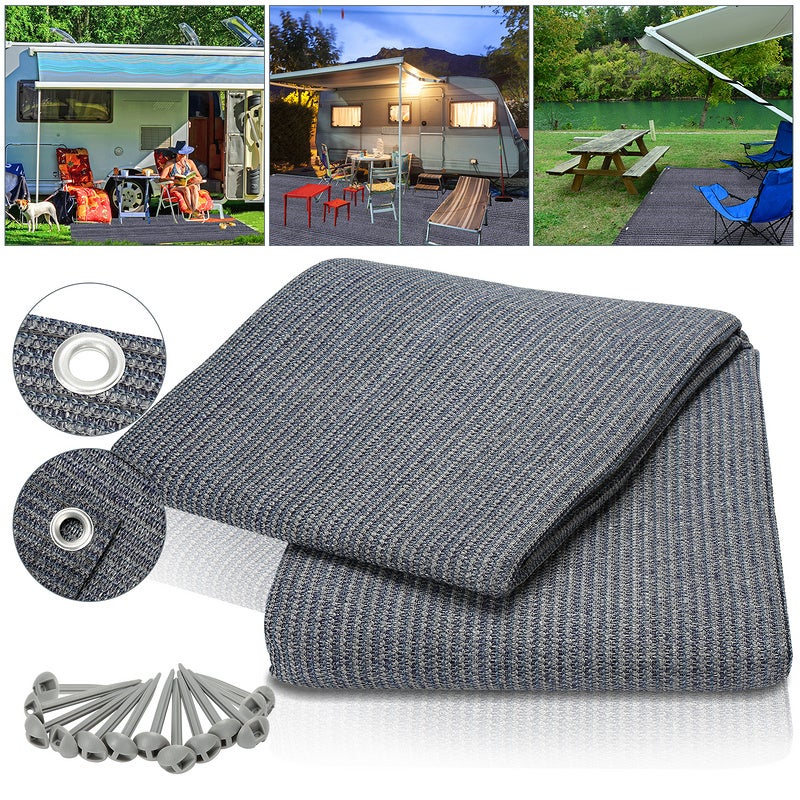 Alfombra impermeable para acampar para acampar corbata exterior