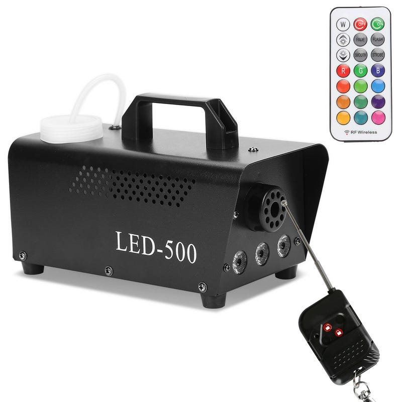 Machines à fumée Lumière de scène Effet de scène Mariage Disco RGB LED 500W  Effet de fumée