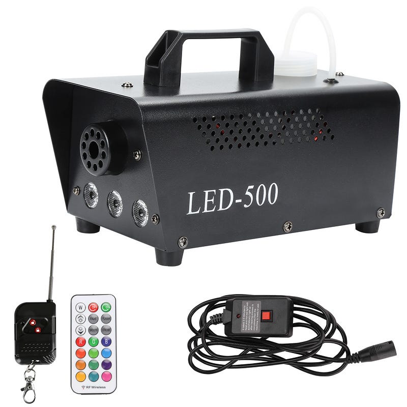 Machine à fumée 500W scène DJ RGB lumière de scène Fogger brumisateur LED  effet brouillard de fumée