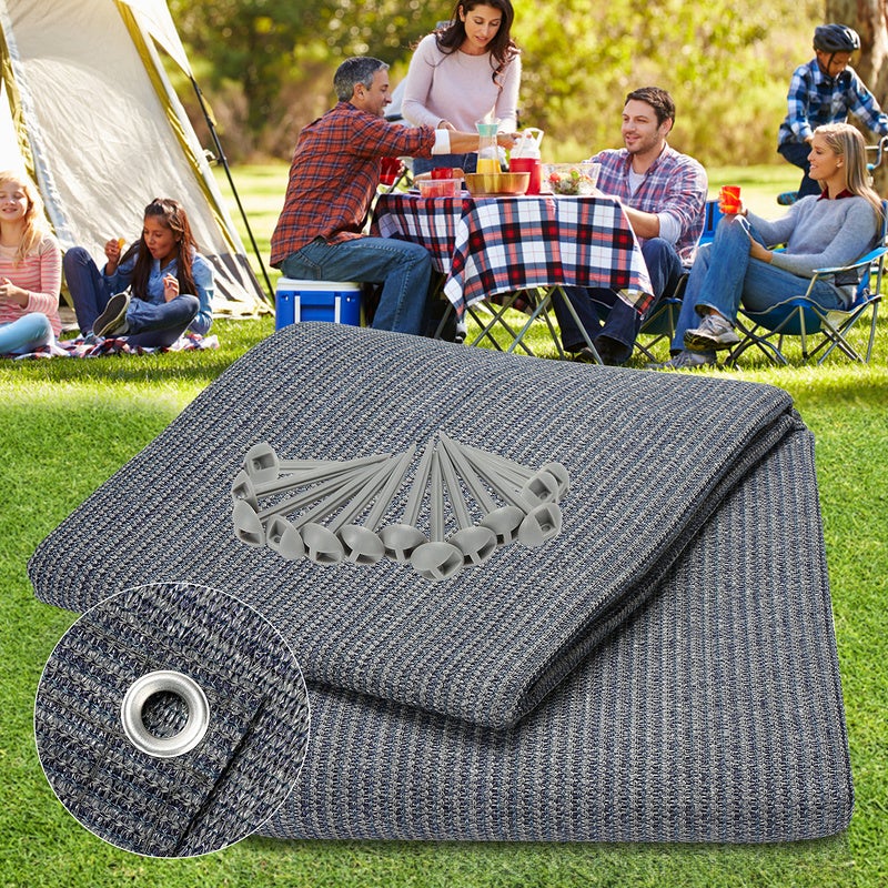 Alfombra impermeable para acampar para acampar corbata exterior carpa de  campaña picnic de picnic cubierta de caravana 300x400cm