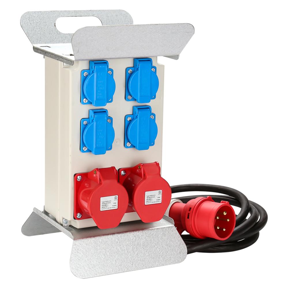 Distributore Di Corrente Da Cantiere SOL-TEC 32/16A CEE - Quadro Elettrico A Parete