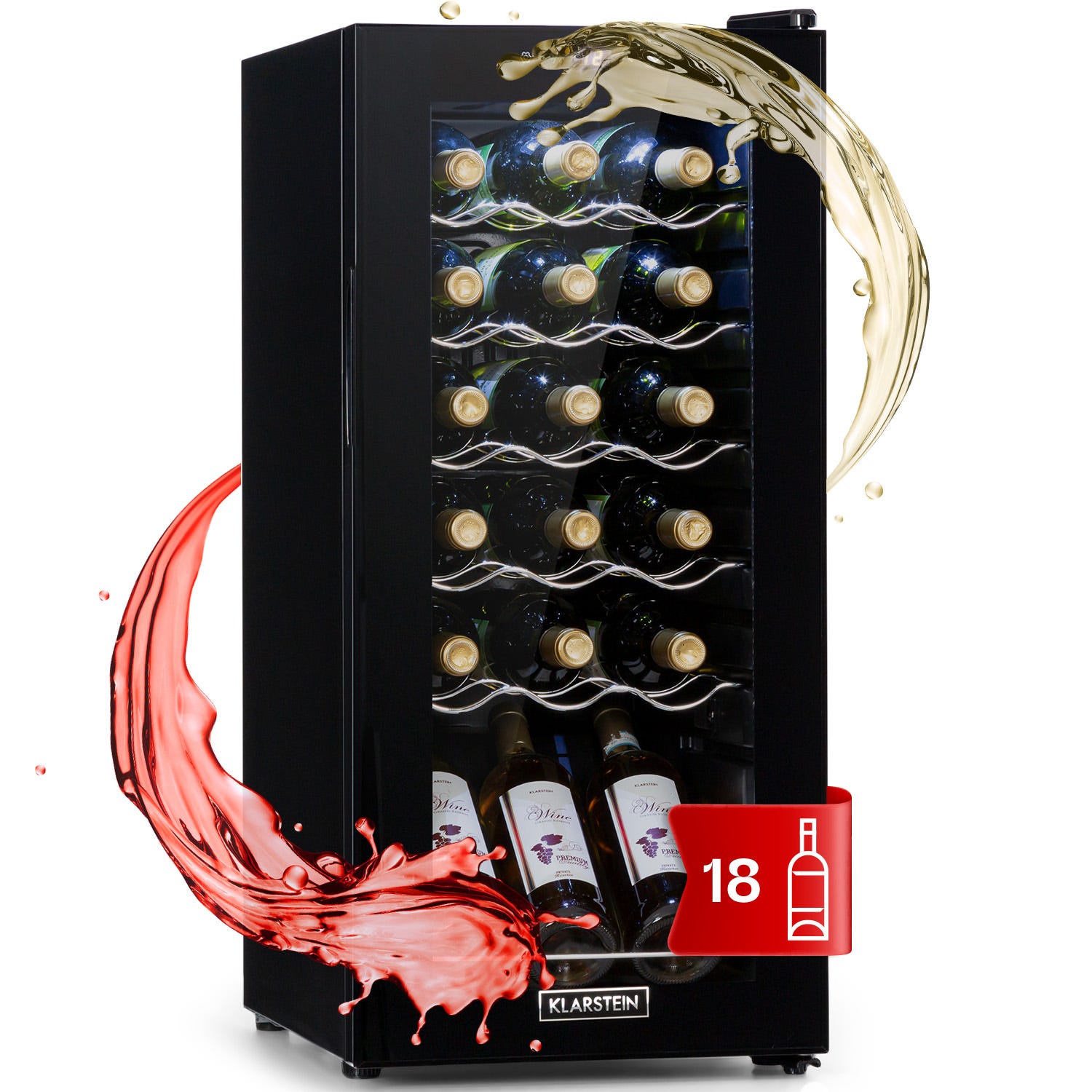Klarstein gran reserva - cave à vin réfrigérée 379 l / 166 bouteilles -  classe b KLARSTEIN 10029629