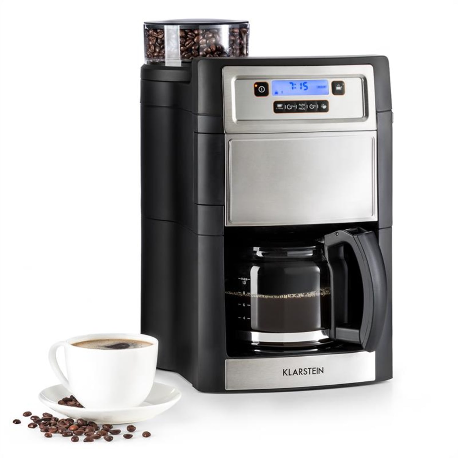H.koenig mgx90 - machine à café filtre avec broyeur noir H.Koenig