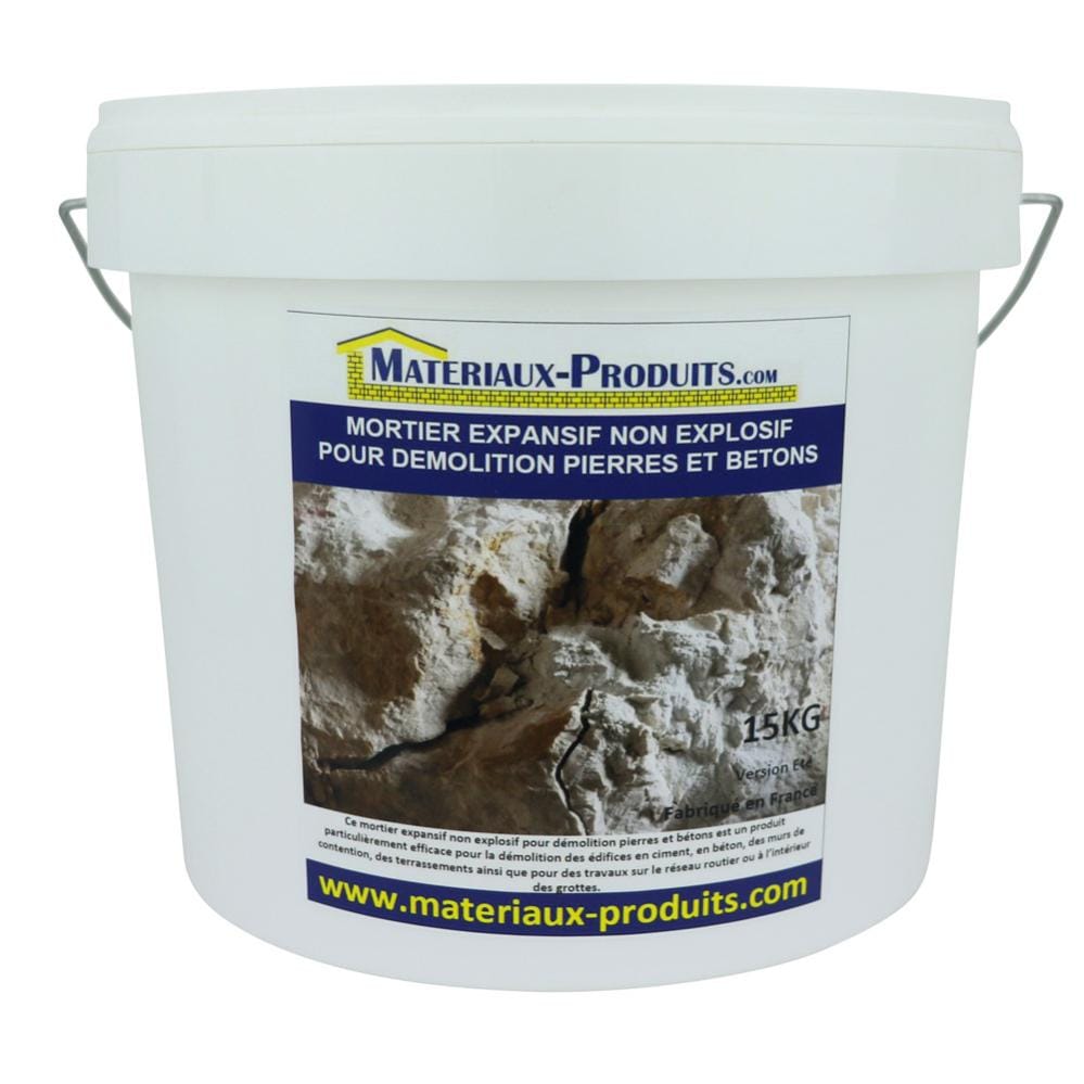 Mortier expansif non explosif pour d molition des roches et