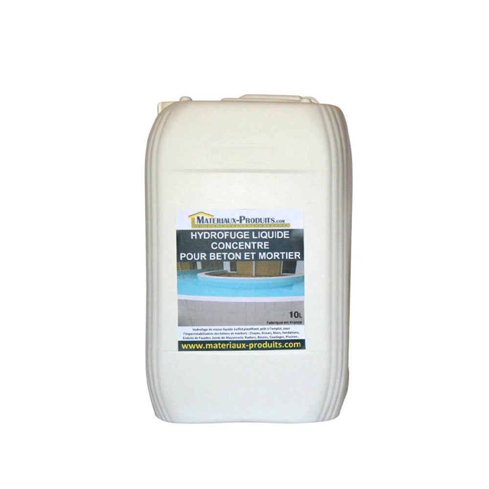 Adjuvant Hydrofuge liquide concentré pour béton et mortier Jerrican de ...