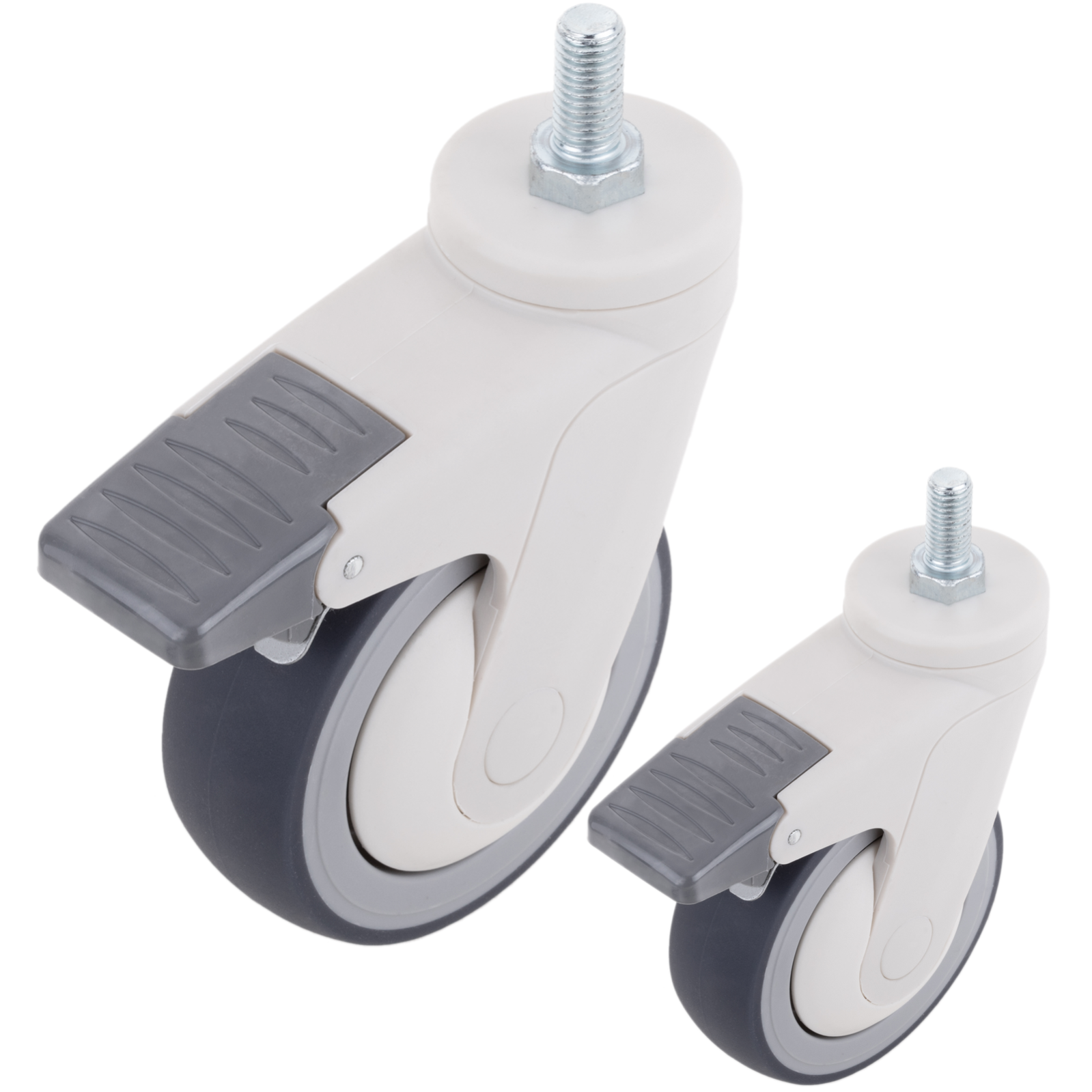 Rodaja Giratoria Fenólica 5" X 2" Con Freno Lateral - Foto 8