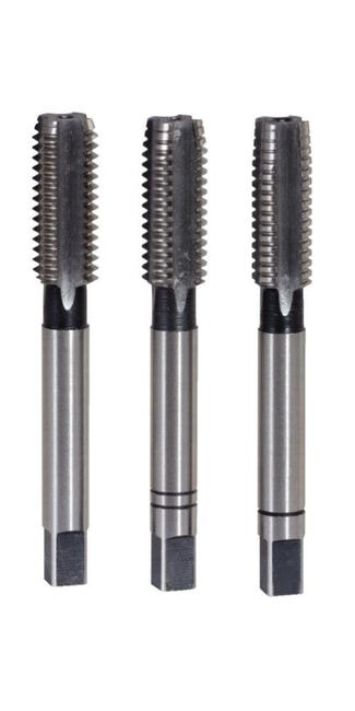 Set di rubinetti a mano 3 pezzi M2 x 0,4 Set di rubinetti a mano 3 pezzi M2 x 0,4