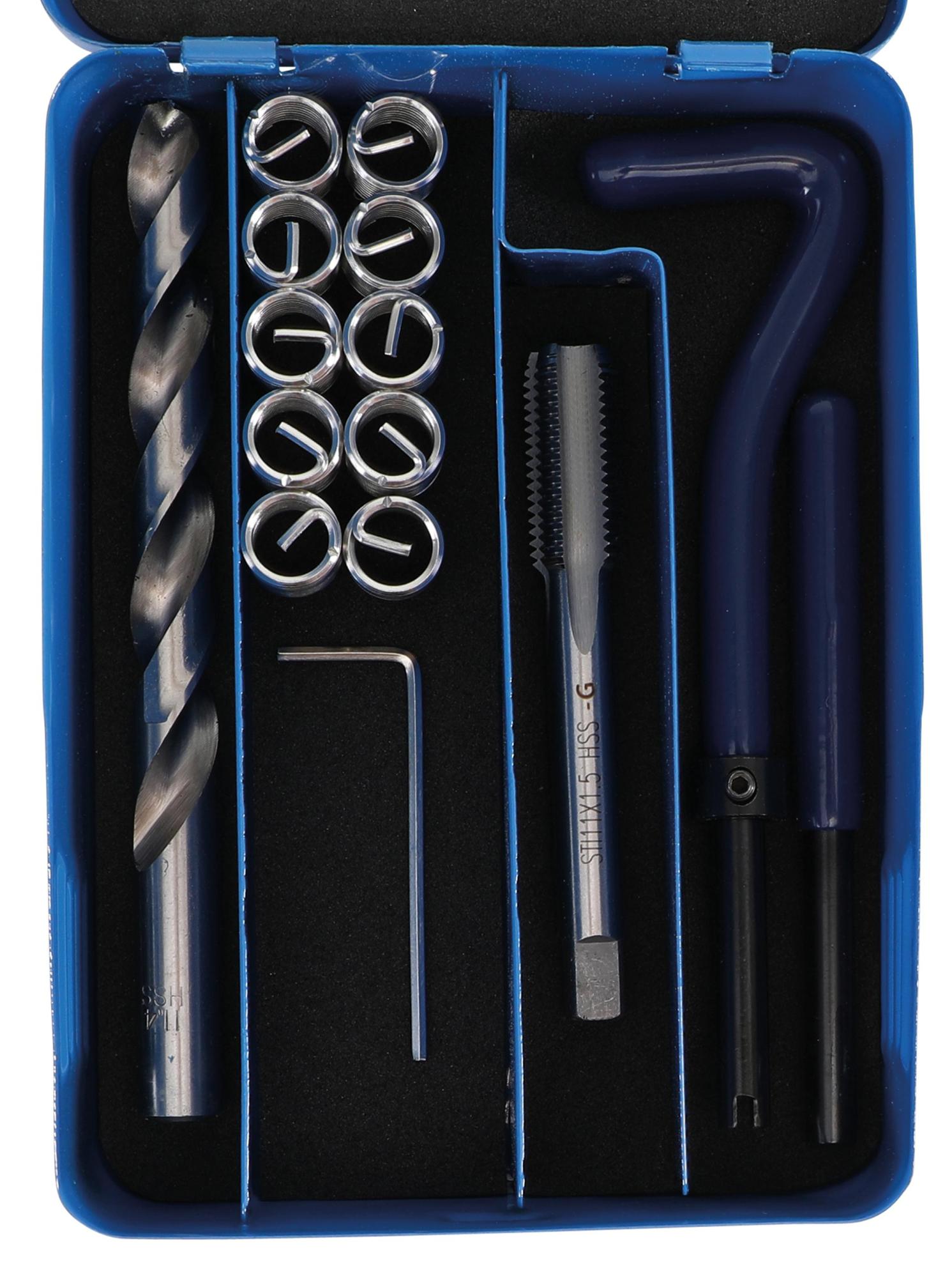 Kit Riparazione Filettature BGS M18x1.5 - 9 Pezzi Per Manutenzione E Montaggio - Foto 11