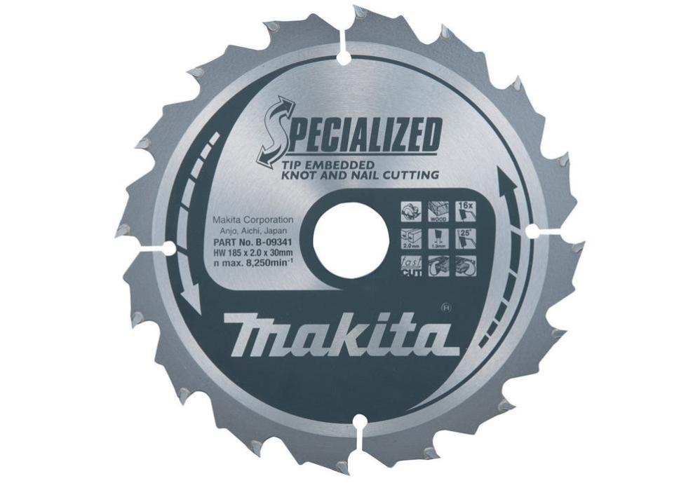 Makita Toebehoren - Zaagblad voor metaal, 185x30 mm, 48 tanden B-33451