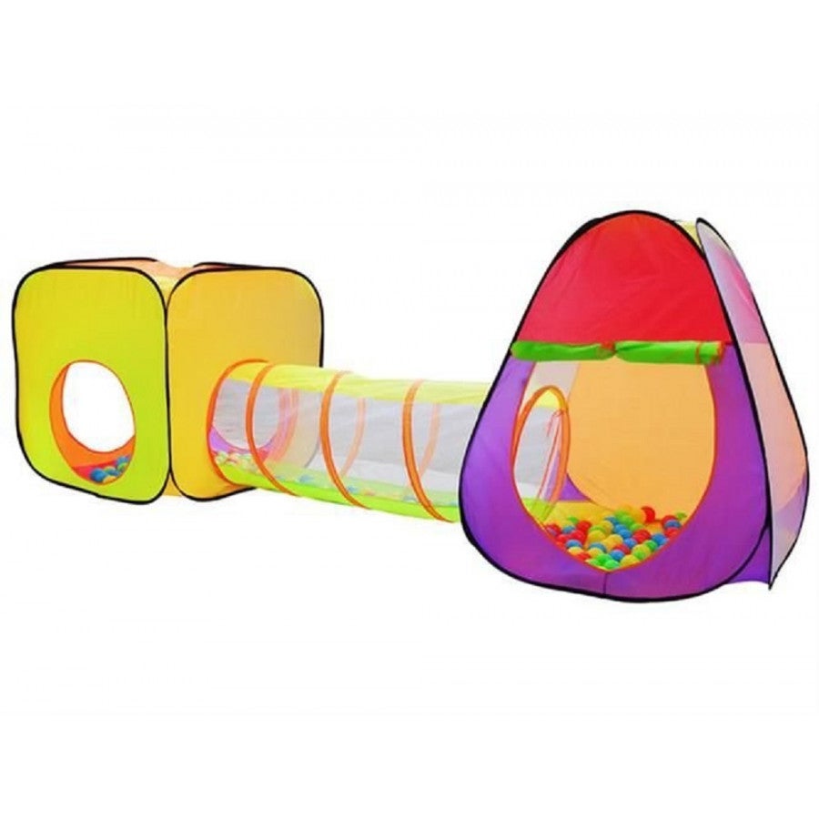 Tenda per Bambini Igloo 3in1 + Tunnel + 200 Palline Bambini con Casetta  casa