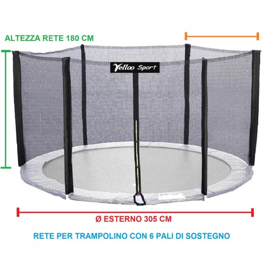 Copertura Bordi Per Trampolino 366 Cm – Imbottitura Extra Spessa 15 Mm In PVC E PE, Colorata, Resistente Agli Urti E Alle Intemperie, Facile Da Fissare