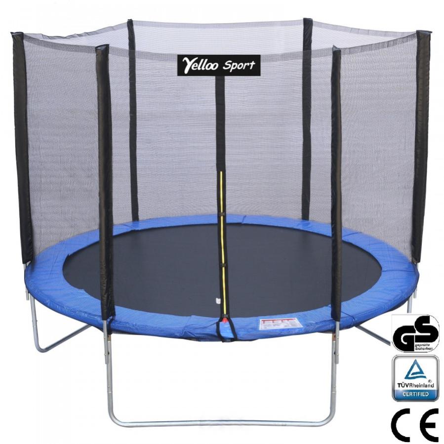 YELLOO Sport Trampoline Exterieur Enfant Certifié CE TUV GS ( 185 245