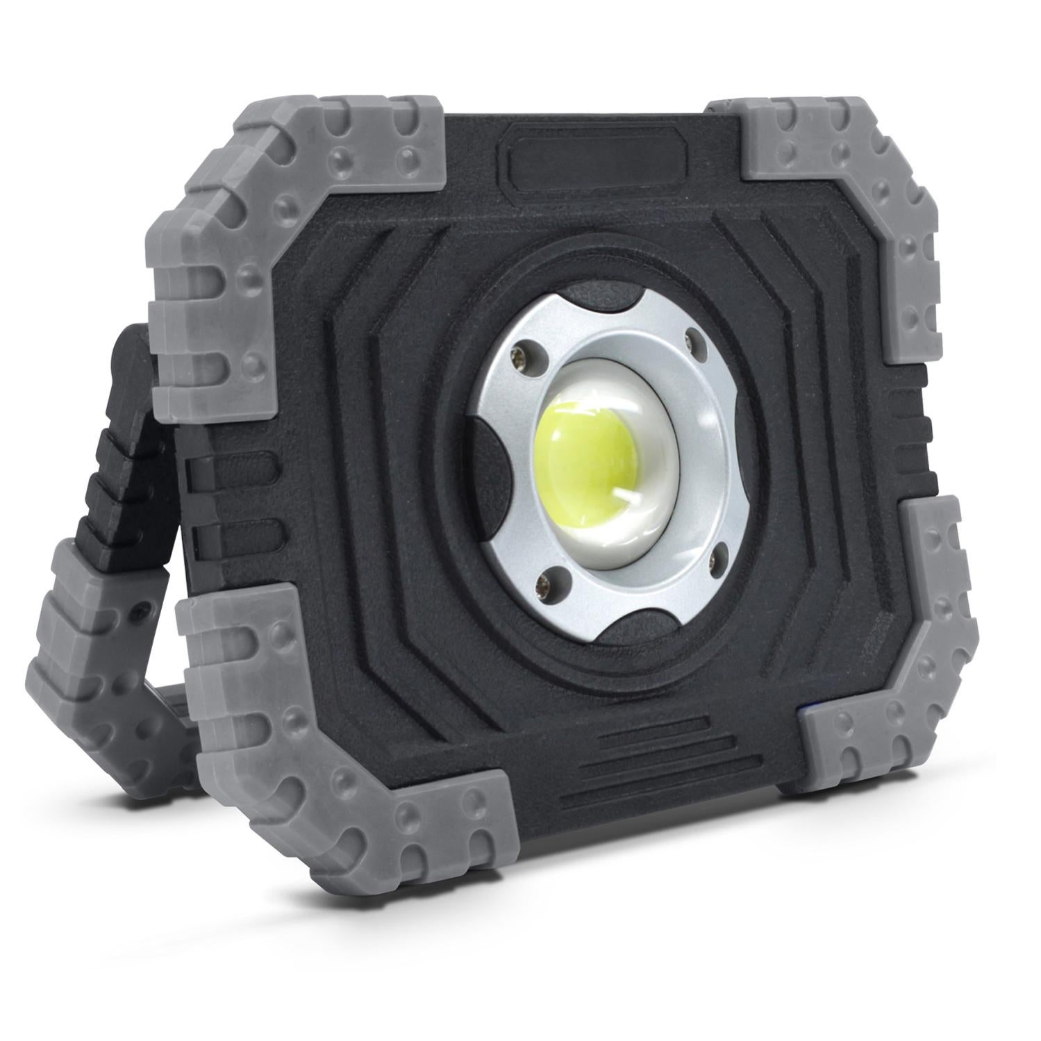 Faretto LED Portatile Larson Electronics HUL-LEDP1X10W - 10W, Alta Intensità Con Cavo 16' (4,8m), 30 Giorni Di Garanzia