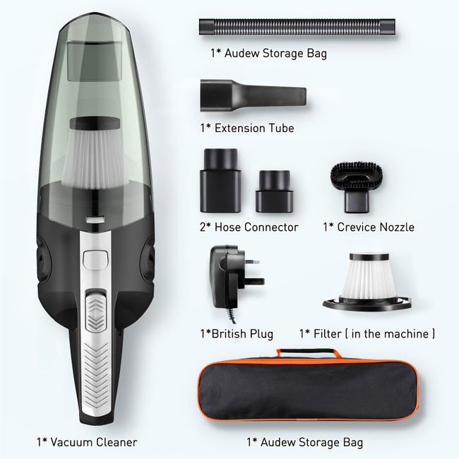 Aspirateur à main Sans fil 5000Pa rechargeable portable