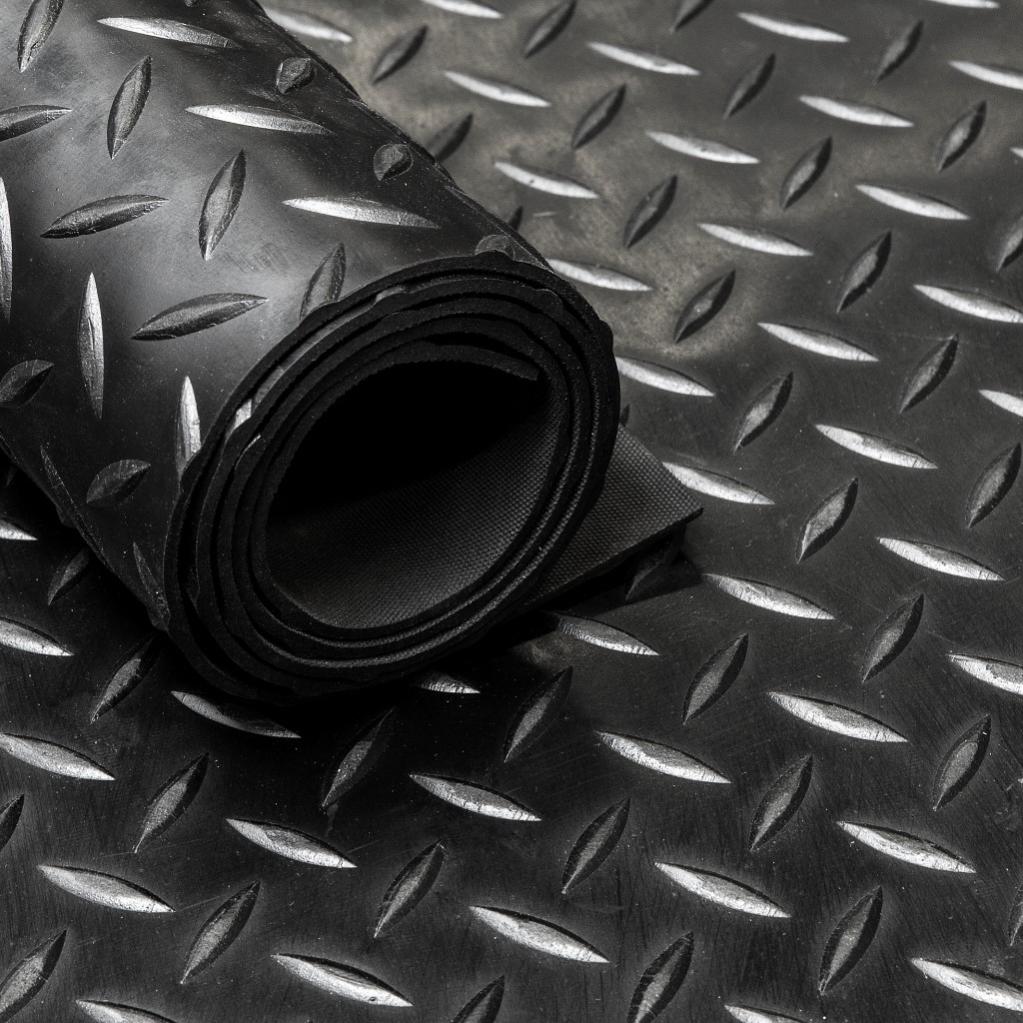 Rotolo Di Gomma SBR 3mm Spessore, Larghezza 150cm - Antiscivolo, Fonoassorbente E Resistente Alle Temperature
